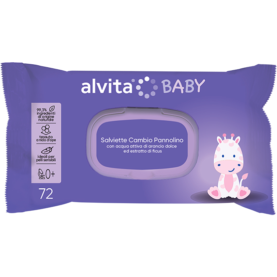 Salviette cambio pannolino ALVITA