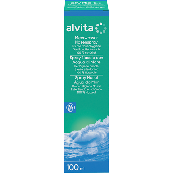 Spray nasale con acqua di mare alvita Spray nasale con acqua di mare alvita